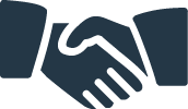 icon image of a handshake