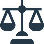 Picture of balanced scales